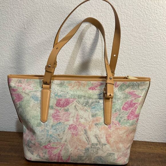 BRAHMIN CREME TALITHA MEDIUM ASHER TOTE LIKE NEW - Picture 3 of 15